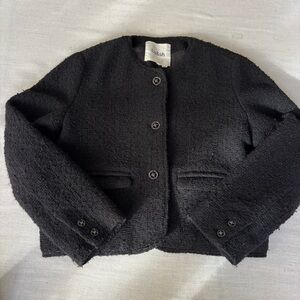 ba&sh Textured Black Women's Blazer